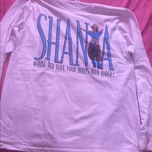 White Long Sleeve Graphic Tee